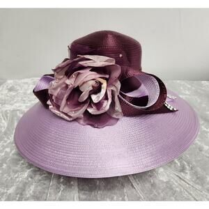 Gabriel Amar for Frank Olive Purple Womens Couture Hat